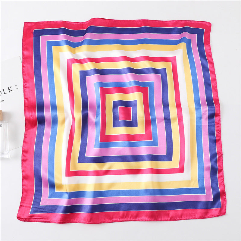 Women's New Small Square Retro Cashew Professional Scarf Women's New Small Square Retro Cashew Professional Scarf